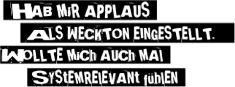 so hat man was davon. ausgenutzt und verarscht - die pflege! wie immer.