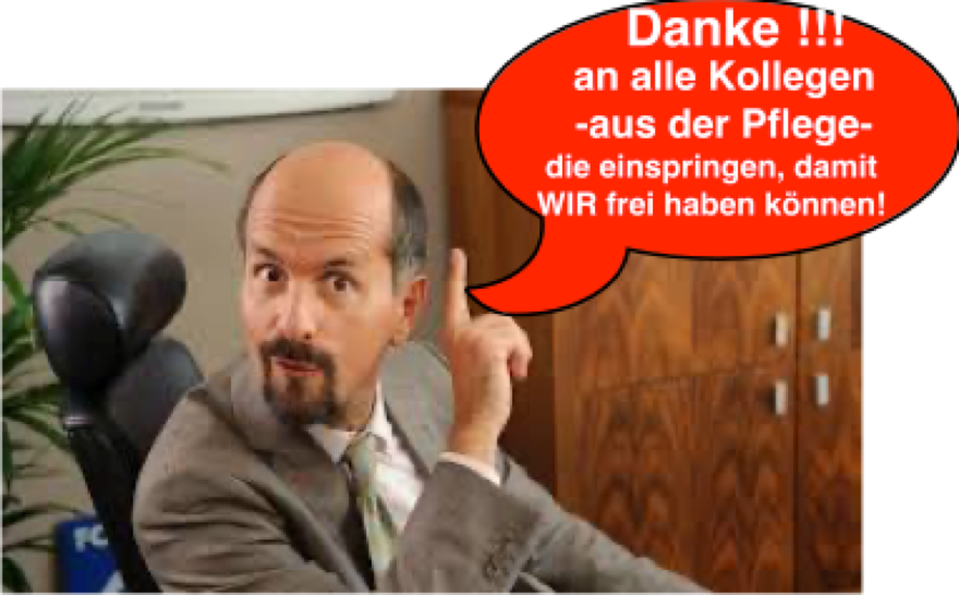 einspringen, du idiot!